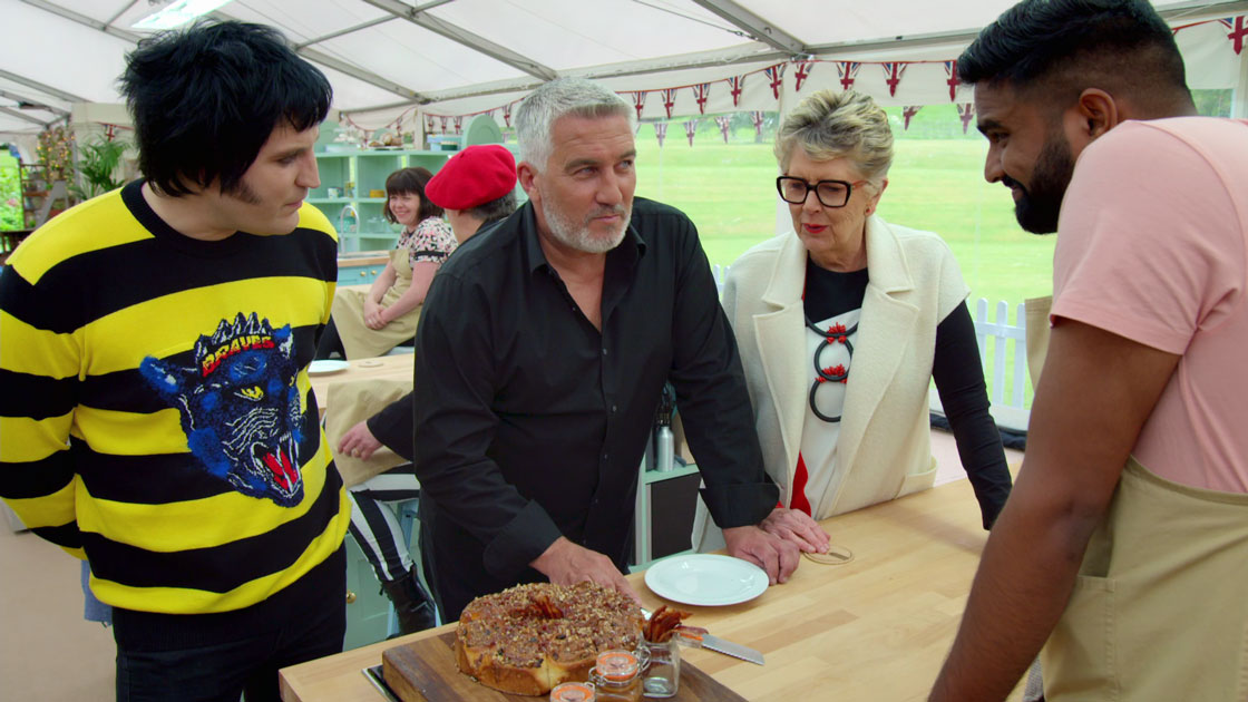 Photo from The Great British Baking Show. Photo credit: Netflix