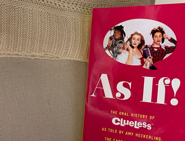 Clueless book on couch