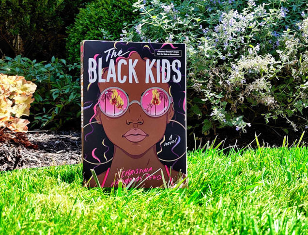 The Black Kids book outside