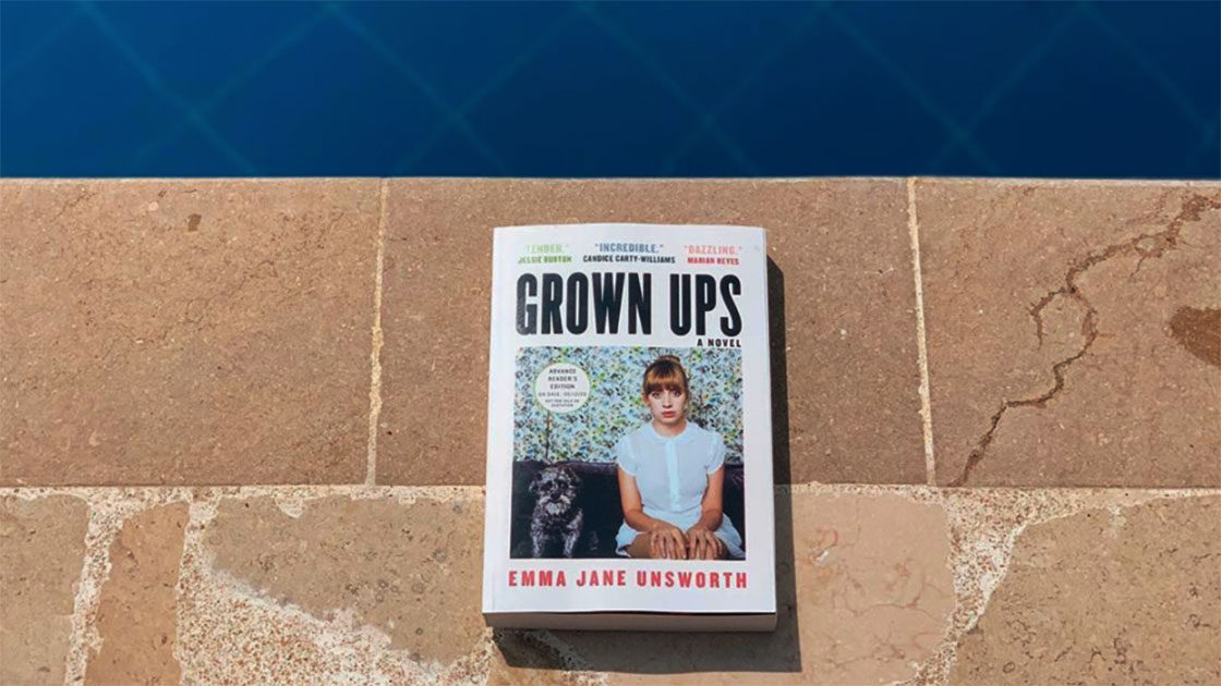 Grown Ups book by the pool