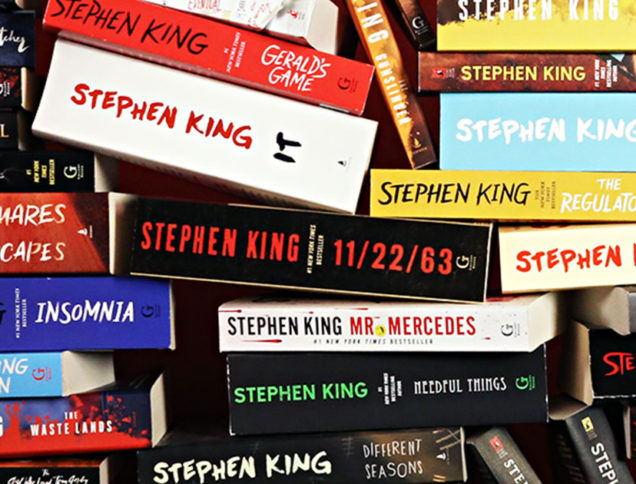 Pile of Stephen King books